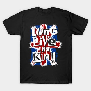 King Charles III Coronation Long Live the King Punk T-Shirt